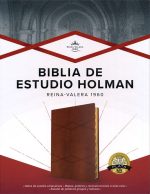 RVR 1960 Biblia de Estudio Holman, Café Símil Piel Con índice
