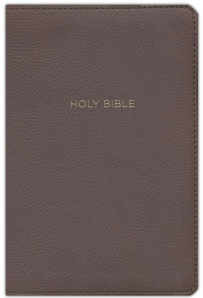 NKJV Compact Large Print Reference Bible Mahogany - Image 2