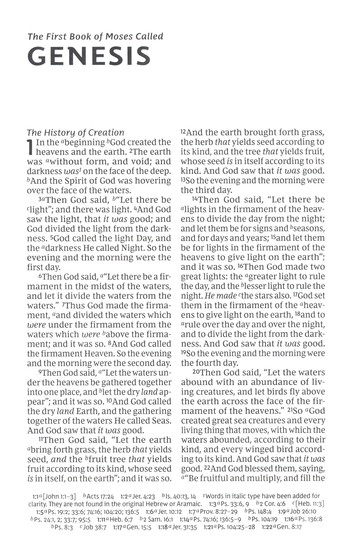 NKJV Compact Large Print Reference Bible Mahogany - Image 3