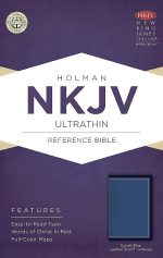 NKJV Ultrathin Reference Bible Cobalt Blue