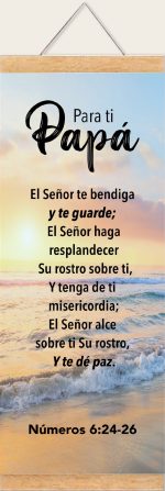 Pergamino Para ti Papá; Números 6:24-26