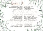 Lienzo/ Canvas Salmo 91; Salmos 91 Completo