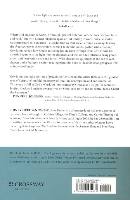 From Chaos to Cosmos: Creation to New Creation - Image 2