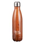 Man of God Wood Design Stainless Steel Water Bottle