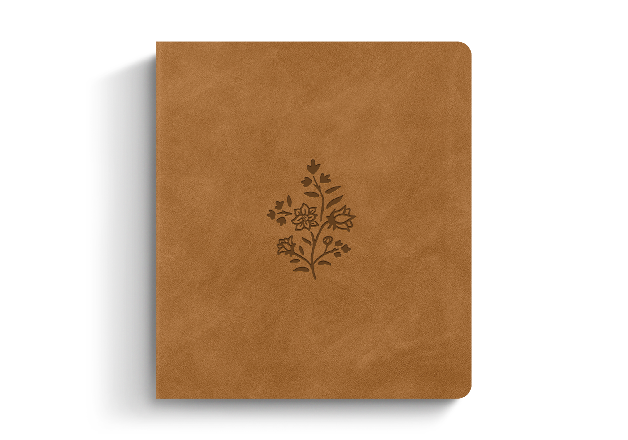 ESV Journaling Study Bible TruTone® over Board, Nubuck Caramel