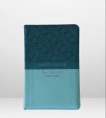Biblia Reina Valera 1960 Tamaño Manual Letra Grande 12 puntos- Imitación Piel Turquesa Con Cierre y Con índice