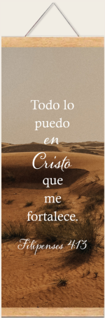 Pergamino Todo Lo Puedo; Filipenses 4:13