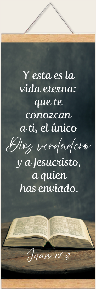 Pergamino Dios Verdadero; Juan 17:3