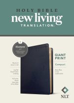 NLT Compact Giant Print Bible, Filament-Enabled Edition, Navy Blue Cross