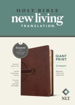 NLT Compact Giant Print Bible, Filament-Enabled Edition, Mahogany Celtic Cross