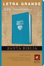 Santa Biblia NTV, Edición Personal, Letra Grande, Aguamarina, Con Indice