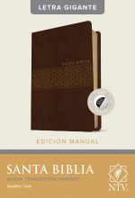 Santa Biblia NTV, Edición Manual, Letra Gigante, Café, Con Indice