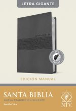 Santa Biblia NTV, Edición Manual, Letra Gigante, Gris, Con Indice
