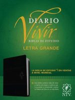 Biblia de estudio del diario vivir NTV, letra grande, Negro/Ónice, Con Índice