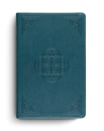ESV Thinline Bible, Red Letter, Deep Teal, Rotunda Design