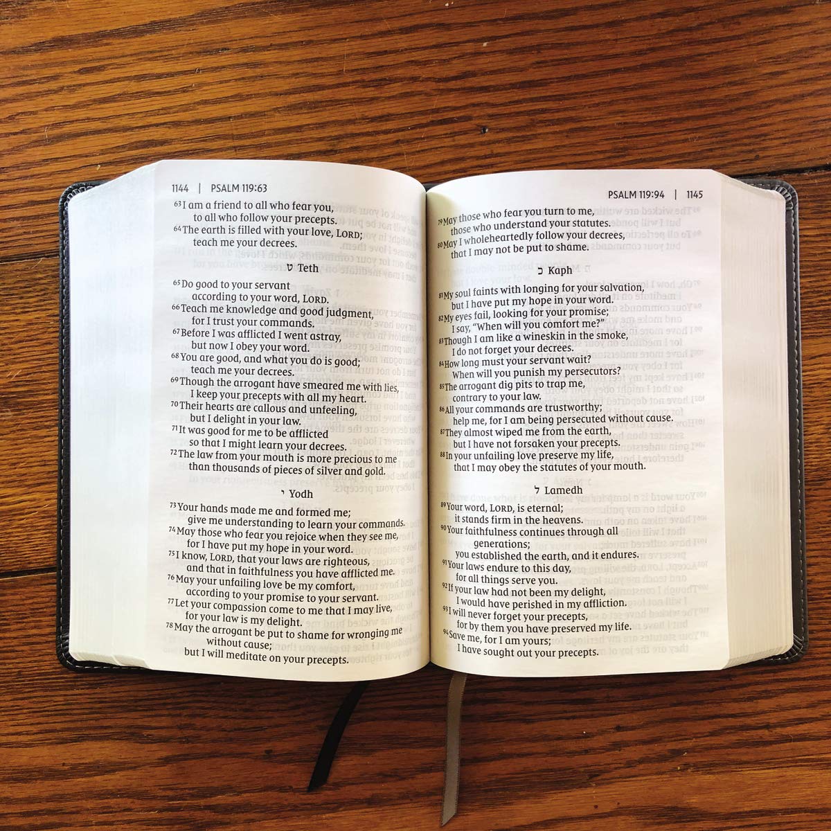NIV, Giant Print Compact Bible, Red Letter Edition, Comfort Print, Black - Image 4