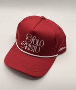 Gorra Solo Cristo; 1Timoteo 2:5 (Color Rojo)
