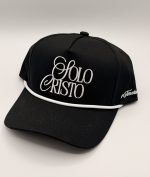 Gorra Solo Cristo; 1Timoteo 2:5 (Color Negro)
