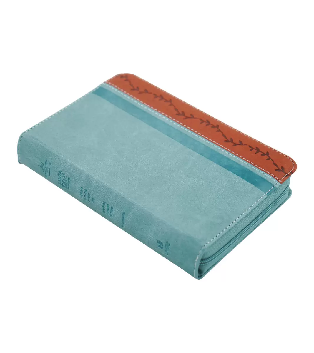 Biblia de Promesas RVR1960, Compacta, Letra grande con Cierre, Piel especial en color Vintage - Image 5